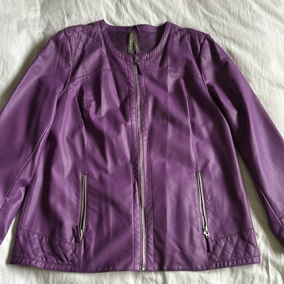 Women’s faux leather jacket - Picture 1 of 2